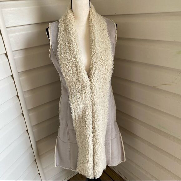 Nic + Zoe Faux Fur Shearling Vest Coat - Picture 2 of 8